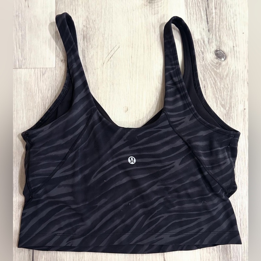 Lululemon Zebra Print Align Tank